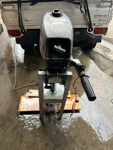 スズキ 船外機 4馬力 2スト 実働 前進後進 