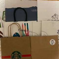 【20枚セット 新品未使用あり】 紙袋 スタバ、フランフラン、G...