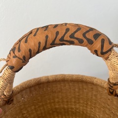 アフリカンバスケット　かご　　の画像