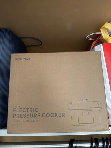 【新品】アイリスオーヤマ電気圧力鍋 3.0L PC-MB3-H