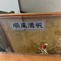 イギリスの帆掛船　カティサーク号ミニチュアの画像