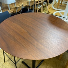 🖤オシャレ🤎あずま工芸 3点ダイニングセット カウンターテーブル インダストリアル チェア ブラウン ブラック No.2668 NH の画像