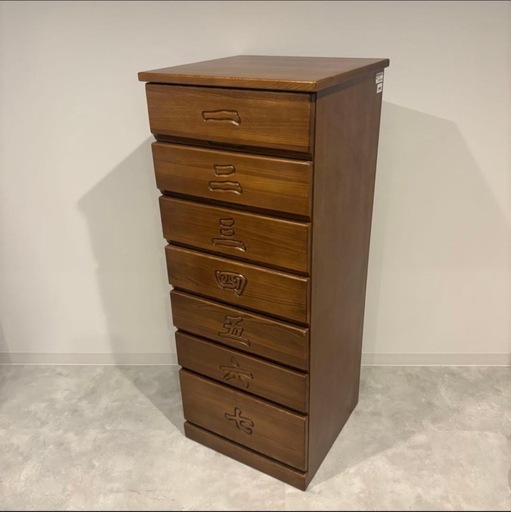 木製チェスト 漢数字 縦長 最も安い 7杯