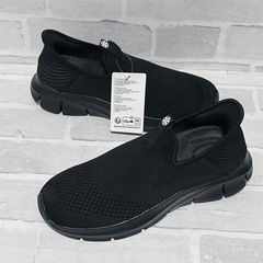 新品未使用品 軽量 メッシュスリッポン ブラック 25.5cm メンズの画像