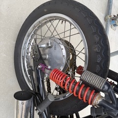 SUZUKI GS 400 450 カスタム　バイク ブラック　CBX CBRの画像