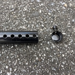 インナーサイレンサー ブラック ①　直径60mm 長さ約140mm 新品未使用の画像