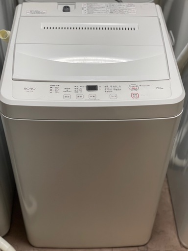 送料・設置込み可?表示価格より10%OFF?　洗濯機　7kg ヤマダ電機　2023年【分解クリーニング済み】