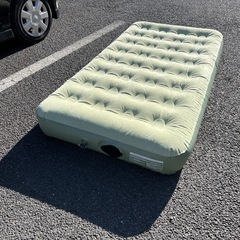 エアーベッド エアーマット 100cm×190cm ツイン 厚さ23cm 電動ポンプ内蔵 USB充電式の画像
