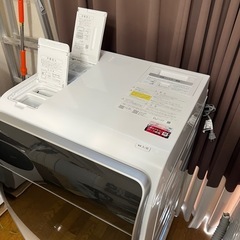 展示品　未使用品　シャープ　ES-X11B-SR 2025年製　ドラム式洗濯乾燥機　の画像