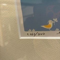 シルクスクリーン版画【青い花びん】
の画像