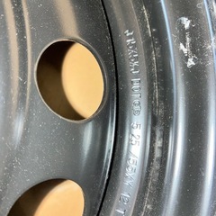 てっちんホイール　キャップあり　15インチ　5.5J  INSET40 PCD5-100の画像