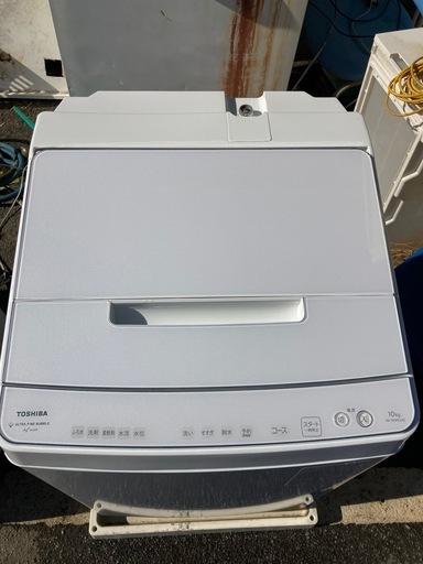 値下げ45800→39800 TOSHIBA 全自動洗濯機(インバーター洗濯機)ZABOON AW-10DP2 リサイクルショップ宮崎屋　佐土原店　26.3.8