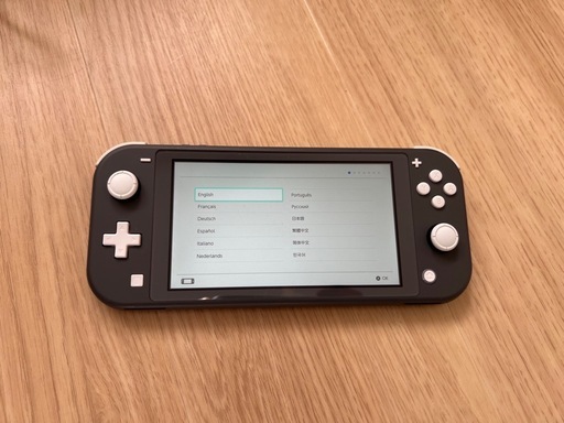 ★取引終了 Nintendo Switch Lite グレー 本体 ACアダプター付き