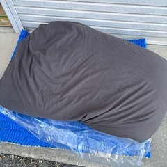 取引確定ビーズクッション(グレイ)の画像