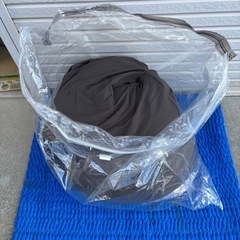 取引確定ビーズクッション(グレイ)の画像