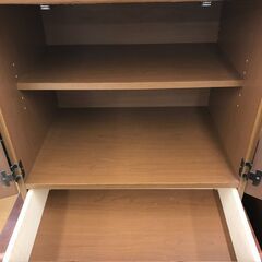 A-1081【リユースのサカイ野々市店】ジモティ来店特価‼ 収納棚 茶 ※クリーニング済みの画像