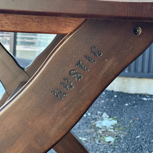 店頭引き渡し 中古 カリモク karimoku ダインニングセット RUSTIC テーブル×1 チェア×4 家具