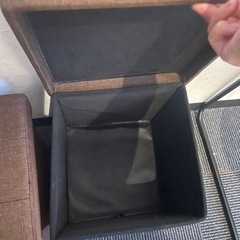 美品❗️収納ボックス兼スツール　チェアの画像