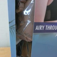 アツギ エアリースルーブラ Lサイズ 2PACK ブラック×グレイッシュブラウン 定形外450 ノンワイヤー ATSUGI AIRY THROUGH BRA 札幌 西野の画像