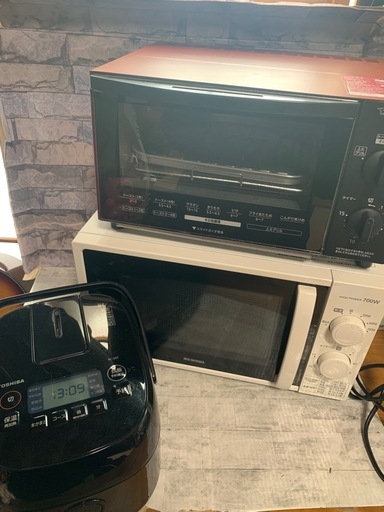 A55 レンジ　トースター　炊飯器　家電セット　TOSHIBA  象印