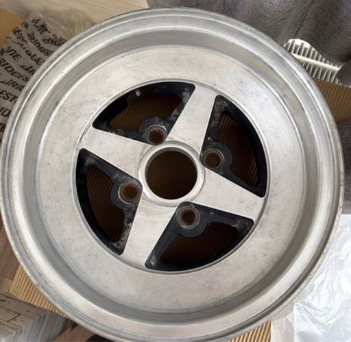 【4本価額】【13x7J 4x114.3 ET+5 ハブ72】深リム