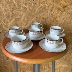 アラベスク調　カップ&ソーサー　6客の画像