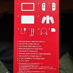 Nintendo Switch 本体一式の画像