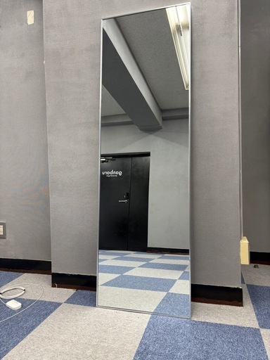 全身鏡 ミラー｜159×50cm｜ジム使用｜引き取り限定