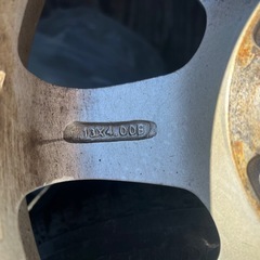 （お話中）アルミホイール　４本　タイヤはおまけの画像