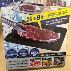 急速解凍プレート 29.5×20.5×0.2cmの画像