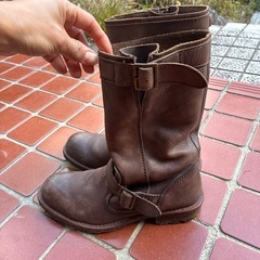 インディアン本革エンジニアブーツの画像