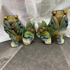 シーサー　獅子　縁起物　インテリア置物の画像