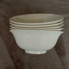 レンジ　めん鉢(大) 5鉢セット
の画像