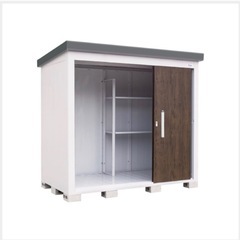 サンキン 物置 倉庫 ダークウッドの画像