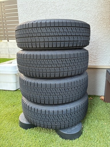 ブリヂストン VRX2 185/65R15 スタッドレス＋アルミホイール4本セット（手渡し）