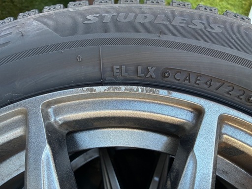 ブリヂストン VRX2 185/65R15 スタッドレス＋アルミホイール4本セット（手渡し）