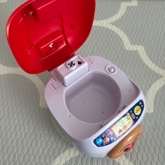 アンパンマン おしゃべりすいはんきと元気100ばい 和食セット 炊飯器 おもちゃの画像