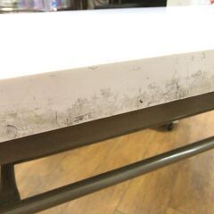 会議机 折りたたみ机 デスク 長さ 約150cm 奥行 約45cm ヨゴレあり ホワイト系 中古 札幌市厚別区 厚別店の画像