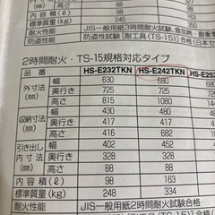 ほぼ未使用の金庫の画像