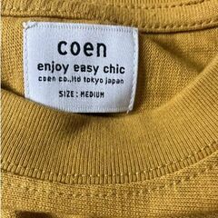 【新品・未使用】coen 　Tシャツ　サイズMの画像