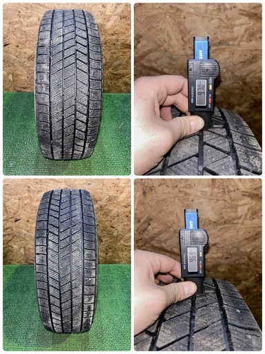 BS VRX3 195/65R15 23年 イボ付き 9~10mm