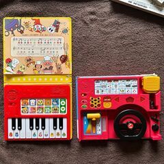 絵本　こどもずかん　プラレール　アンパンマンピアノ　のりもの　７setの画像
