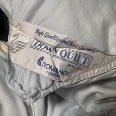 ロマンス小杉羽毛布団ダウンの画像