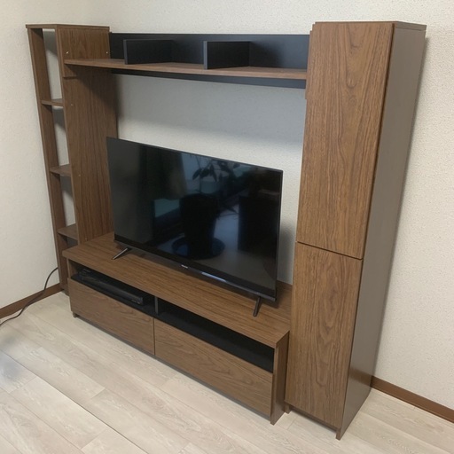 テレビボード(50v型まで対応) (YUKI) 柏森の収納家具《テレビ台》の