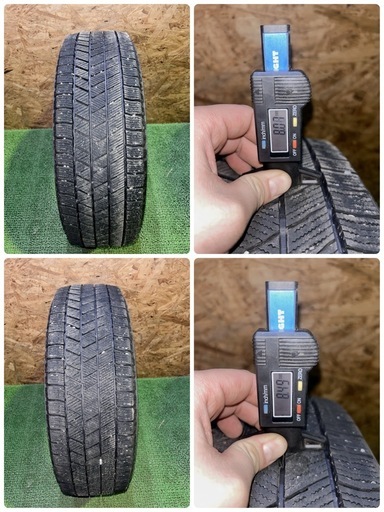 VRX3 195/60R17 2022年製 スタッドレス4本 残8～8.5mm 