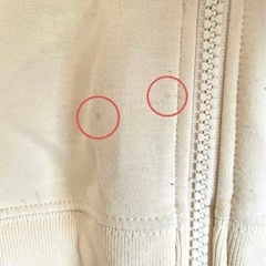 UNIQLO アイボリー　フルジップパーカー　Sサイズの画像
