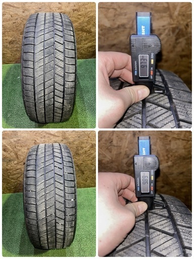 ブリヂストン VRX3 215/50R18 2022年製 残溝約9.5～9.8mm 4本 スタッドレス