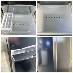 TOSHIBA ノンフロン冷凍冷蔵庫 GR-V15BS (W) 153L 2024年 2ドア ブラックの画像