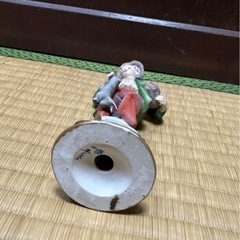 陶器製　人形 置物　の画像