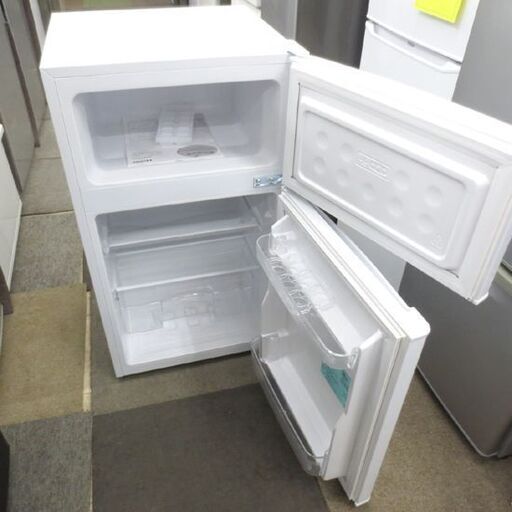 冷蔵庫 85L 2022年製 ハイアール JR-N85E 2ドア ホワイト 白 80Lクラス 八十Lクラス Haier 札幌 北20条店